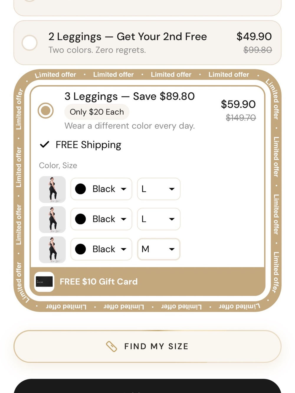 Ionix labs legging bundle - Picture 7 of 7